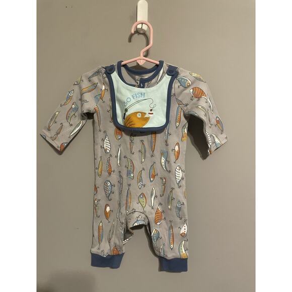 Mud Pie Fishing‎ Baby Romper Size 3-6months NWT - Picture 1 of 6